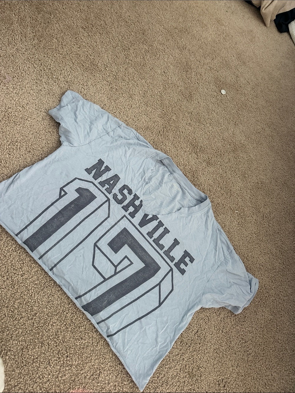 Nashville Graphic Tee - Light Blue Shirt